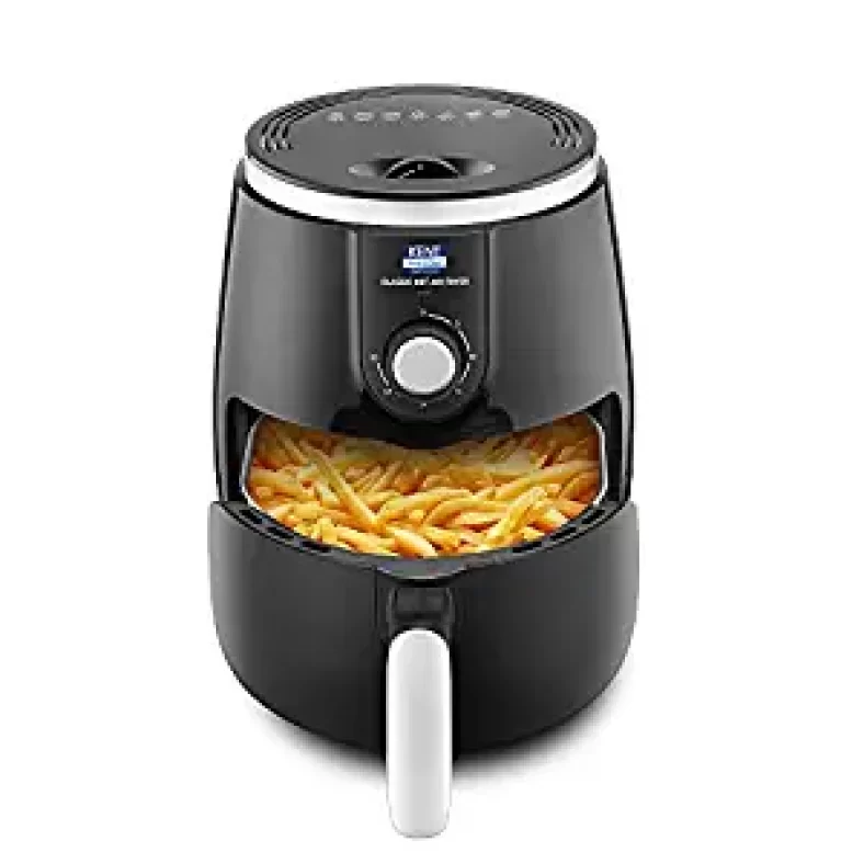 Kent classic hot air fryer: 4l, 1300w, 80% less oil (black)