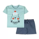 Ariel baby boys & girls cotton printed t-shirt & shorts set, 18-24 months