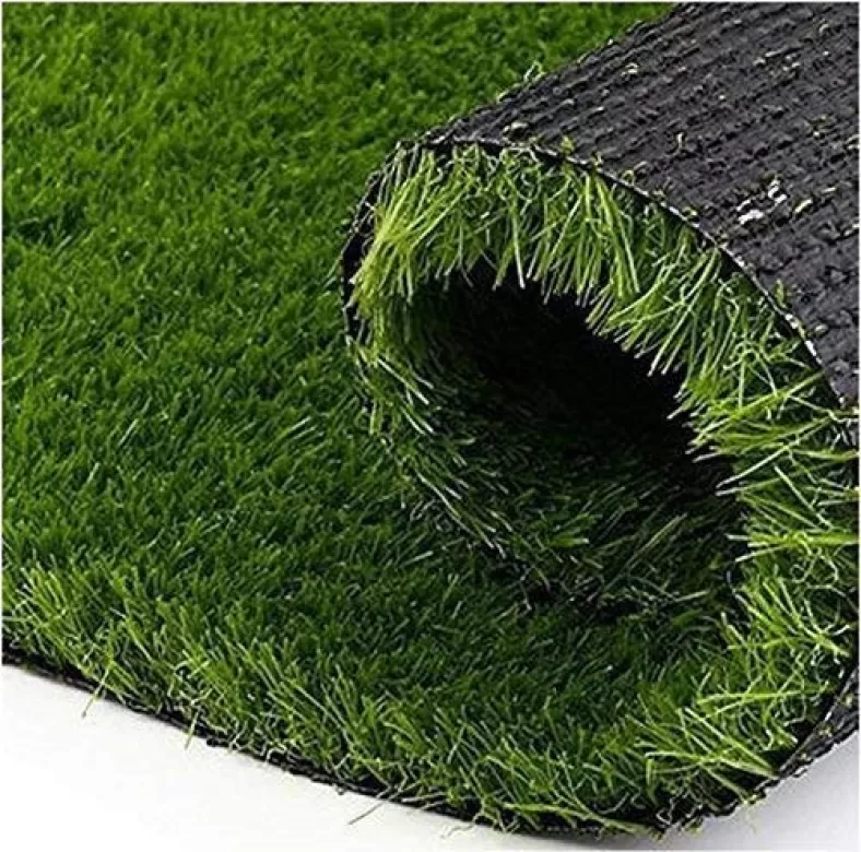 Yellow weaves 35mm artificial grass carpet, 4 x 11 feet, green