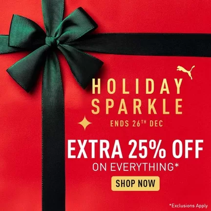 Puma Holiday Sparkle: Extra 25% Off on Everything!