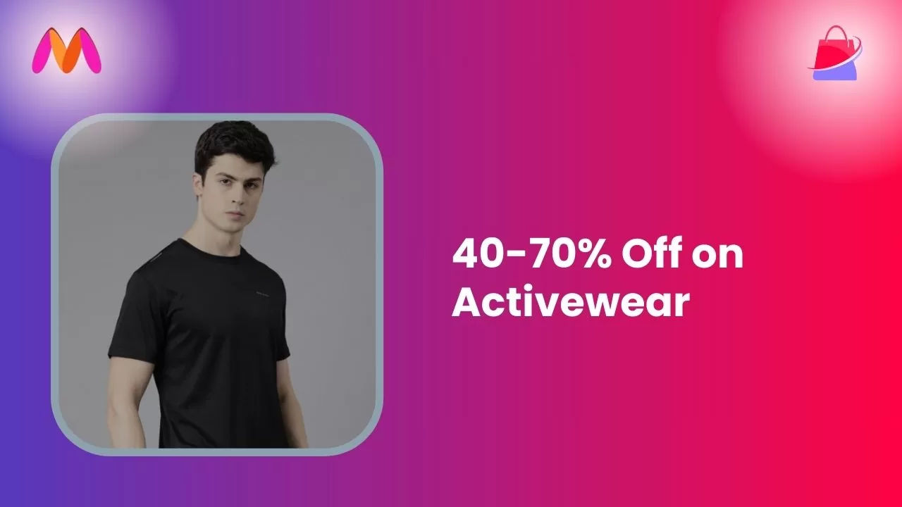 40-70% Off on Activewear