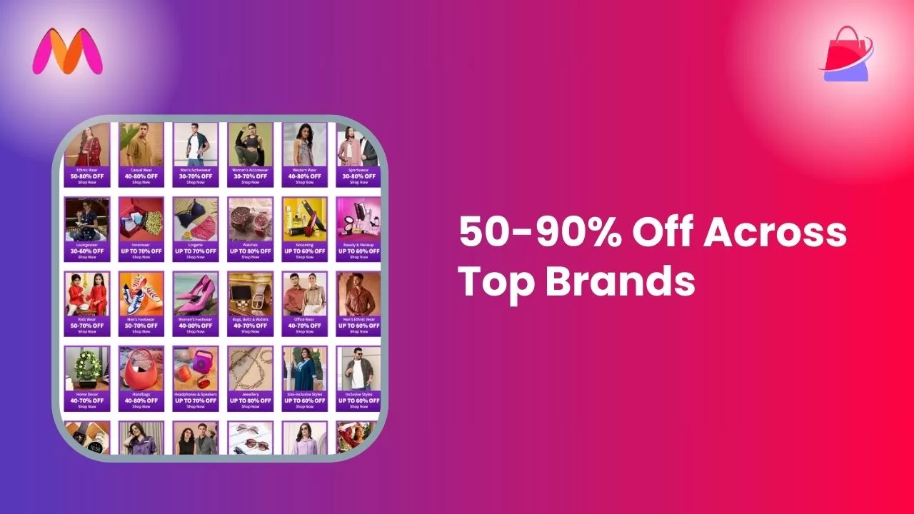 50-90% Off Across Top Brands