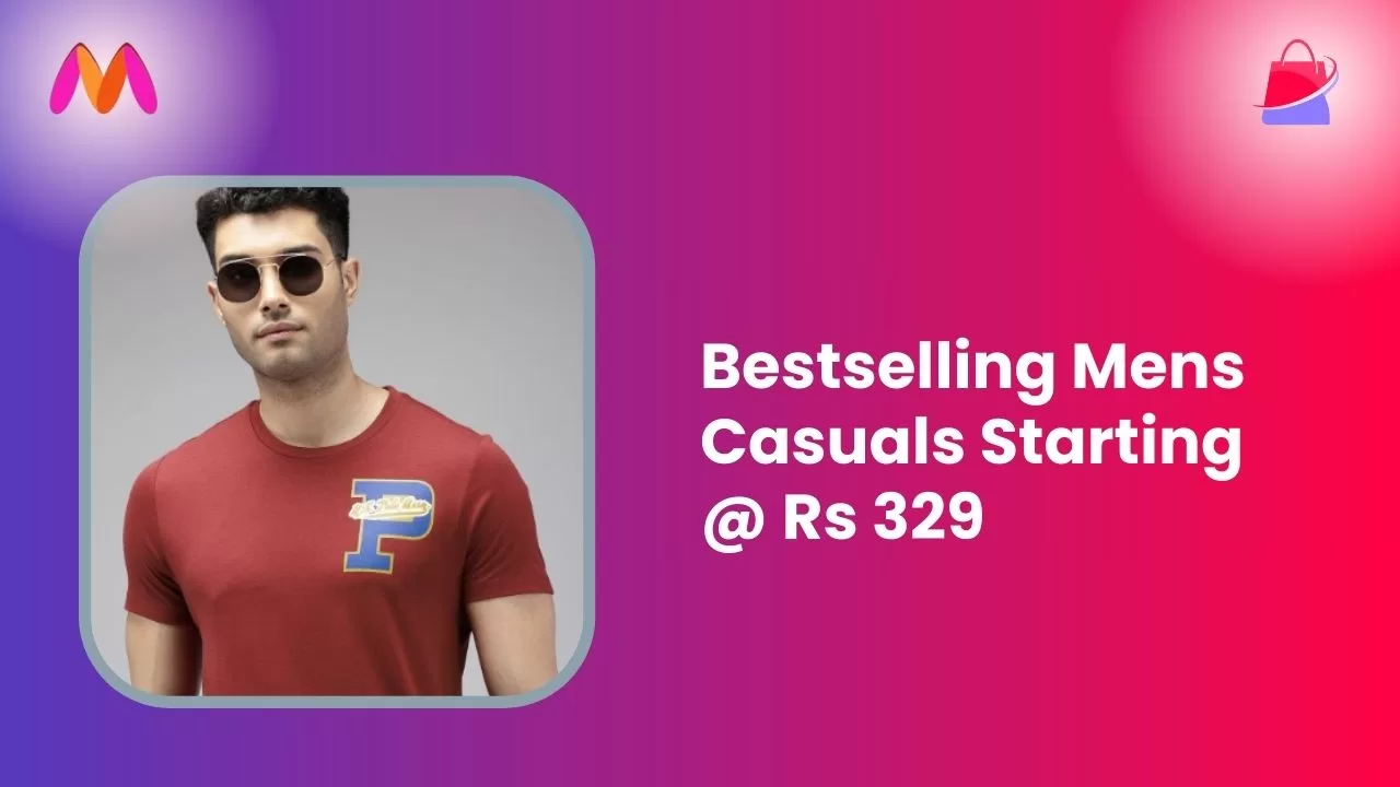 Bestselling Mens Casuals Starting @ Rs 329