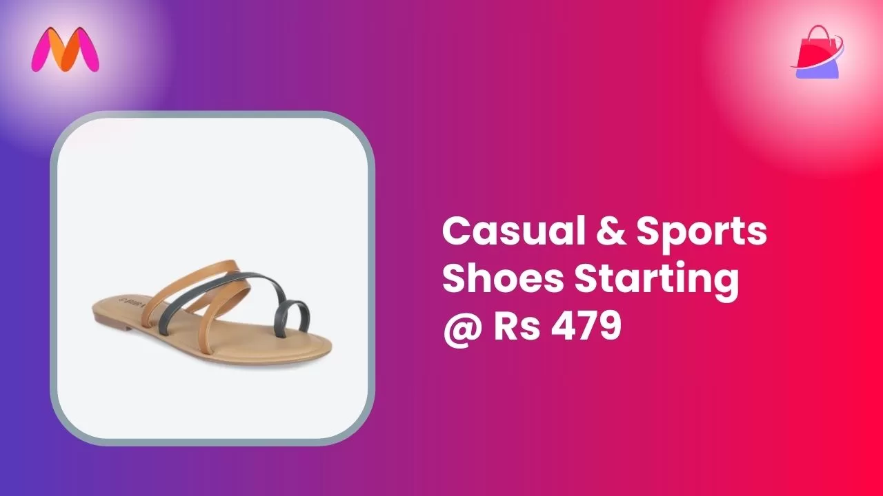 Casual & Sports Shoes Starting @ Rs 479