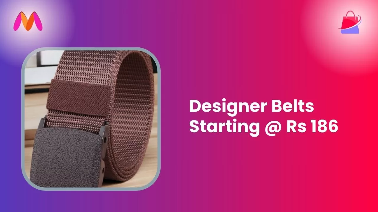 Designer Belts Starting @ Rs 186