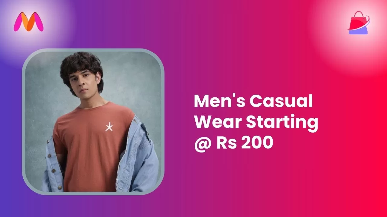 Men's Casual Wear Starting @ Rs 200