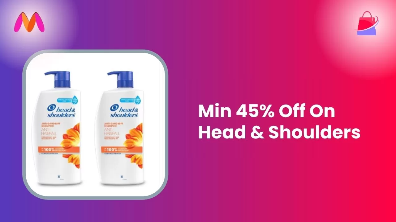 Min 45% Off On Head & Shoulders