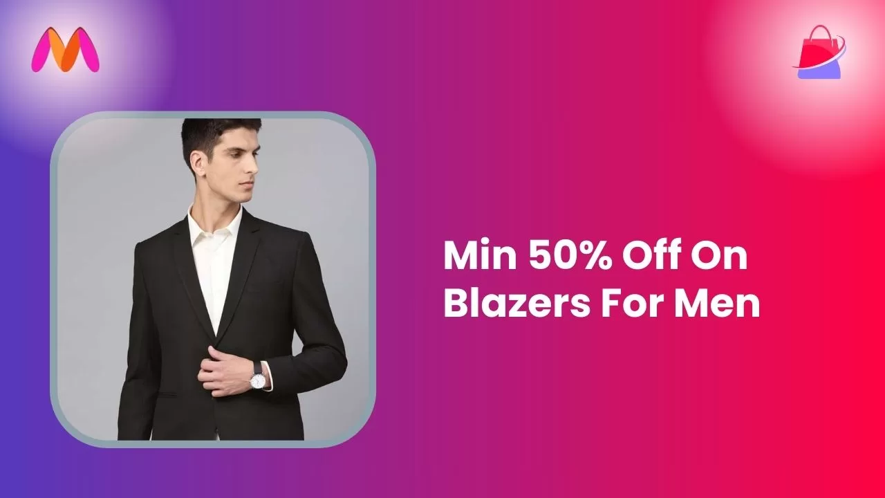 Min 50% Off On Blazers For Men