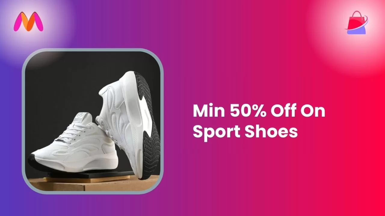 Min 50% Off On Sport Shoes