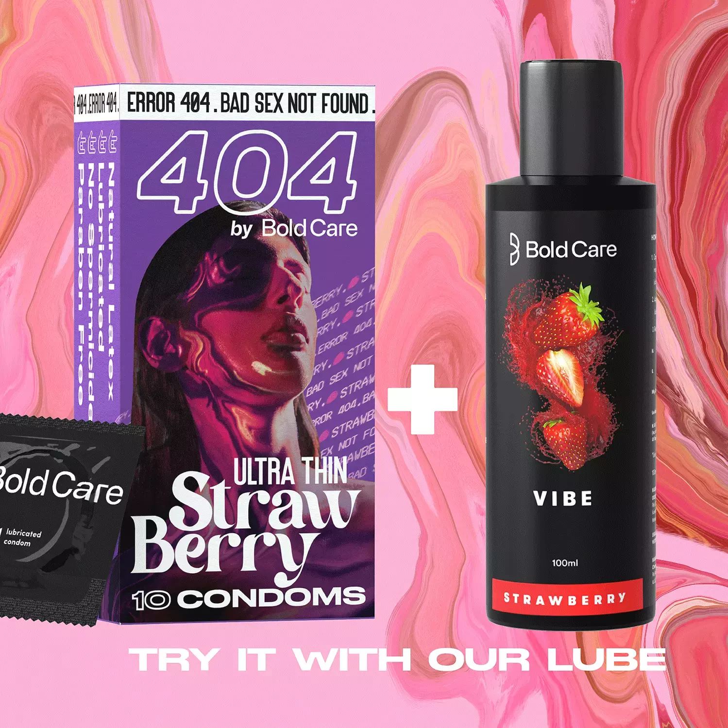 Save 51% on Bold Care Condom and Lubricant Combo for Comfortable Intimacy