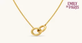 Palmonas InterLock Gold Chain Necklace
