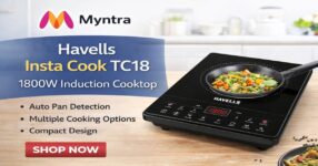 Havells Induction Cooktop 1800W Insta Cook TC18