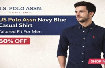 Us Polo Assn Navy Blue Casual Shirt Deal