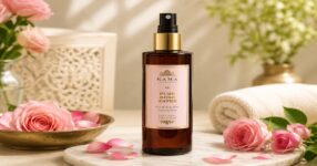 Rosewater elegance with soft blooms