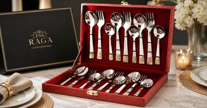 Luxury dining set display