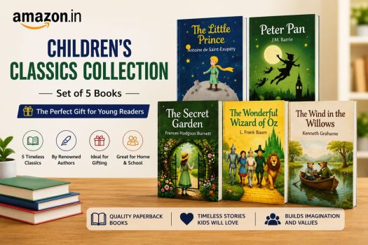 Children's classics book collection display