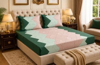 Luxurious classic bedroom with warm elegance