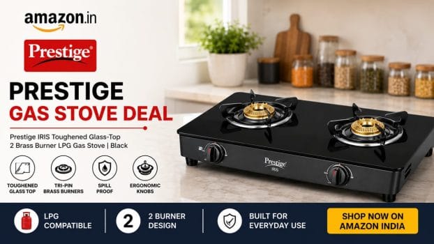 Prestige gas stove promo banner