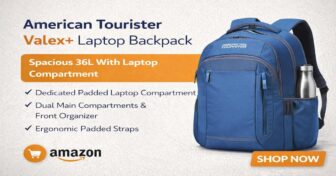 American Tourister Valex+ Laptop Backpack 36L Blue – 50% Off