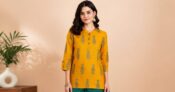 Save 56% on Myx Cotton Short Kurti for Women