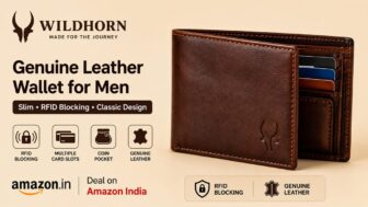 Best Deal: WildHorn Genuine Leather Wallet for Men at 81% Discount