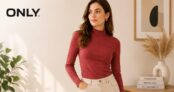 Shop Women High Neck T Shirt by ONLY at 43% Off