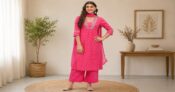Get 44% Off on BIBA Women Cotton Suit Set