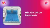 Min 70% Off On Bedsheets