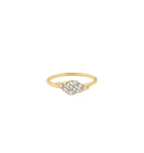 Elegant GIVA Diamond Ring Gets 11% Off in 14KT Gold