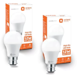 Orient Electric 12W Cool White LED Bulb 6500K (Pack of 2)