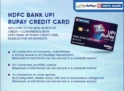 Apply for HDFC UPI Rupay Credit Card & Earn Up to 3% Cashpoints Monthly