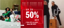 Adidas End Of Season Sale – Get Up to 50% Off + Extra 15% Savings
